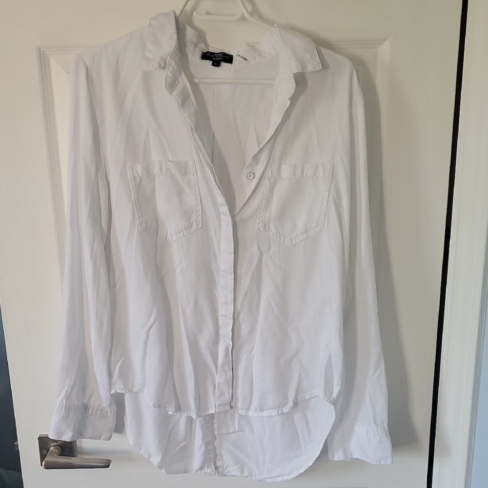 Velvet Heart White Button Down Dress Shirt